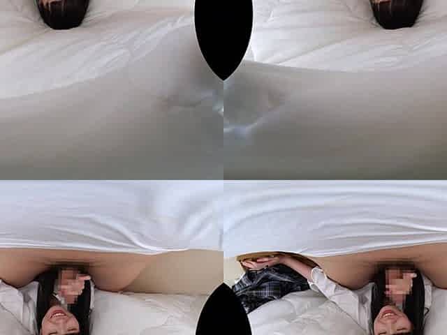 VR sex with asian brunette babe