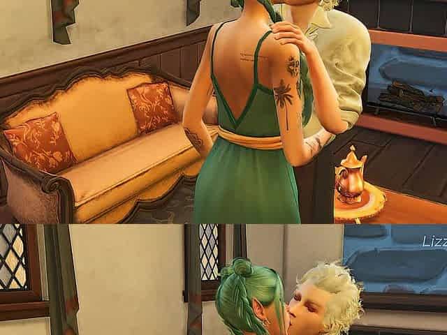 Astarion and Tav can't get sufficiently of eachother - sims 4 - CG animation - Baldure's gate III