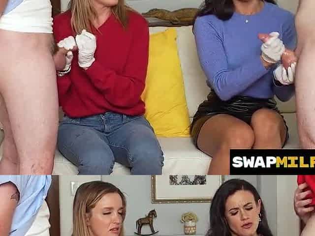 We Exchange Stepsons to Get Preggy But End Up Lust Our Own Stepsons' Cum - Swapmilf