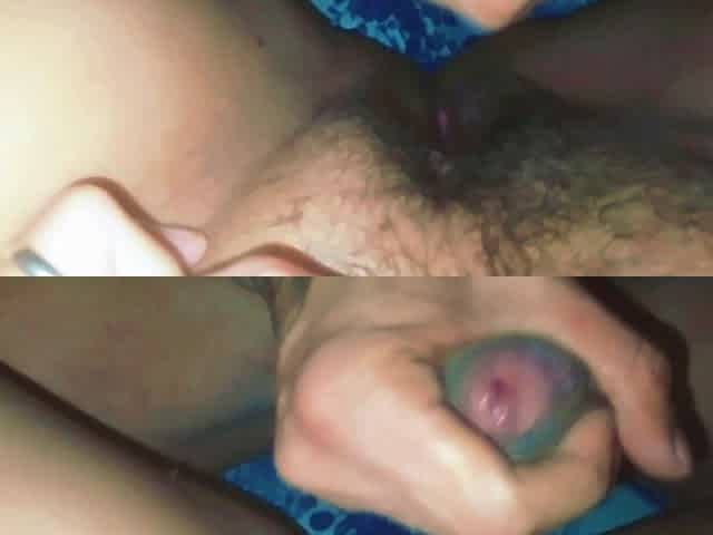 Rubbing His Big Cock Until He Cums Profusely in the Thicket That Covers a Beautiful and Succulent Married and Liberated Pussy.