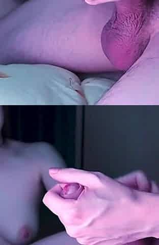 A Bitch in a Mask Loves to Jerk off Dick with Oil