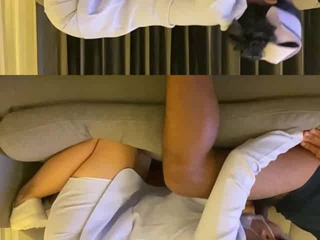 Nurse with a very marvelous and large snatch. Her twat is soaked and the picture is very clear.