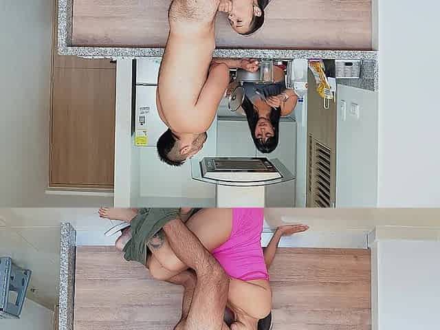 I Fuck My Stepbrother-in-law in the Kitchen in Front of My Stepsister - It Ends Badly
