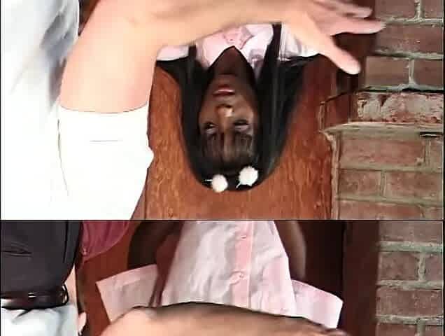 Black sweetheart gets double permeated by 2 white dongs