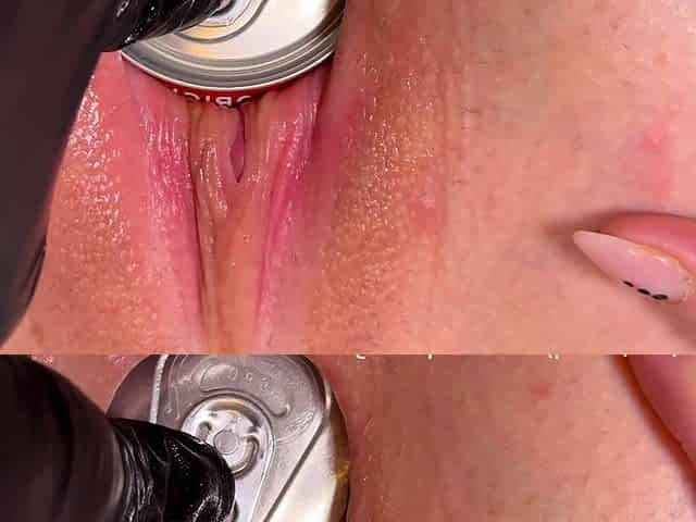 Sweet beauty masturbating on webcam close up