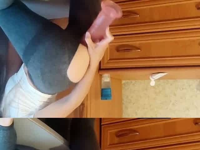 Blonde Babe Gets Rough Fisting by a Guy