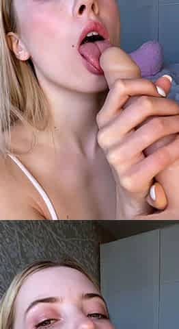 Amateur Blonde Teen Plays Solo with Toy Webcam Porn