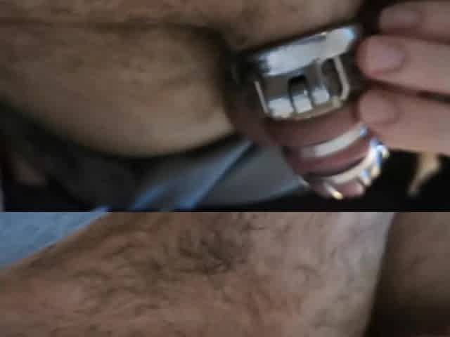 Keeping my boyfriend locked in chastity - I love to tease him