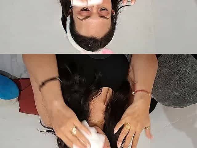 ASMR RELAXING FACIAL CLEANSING (ROLEPLAY IN SPANISH)