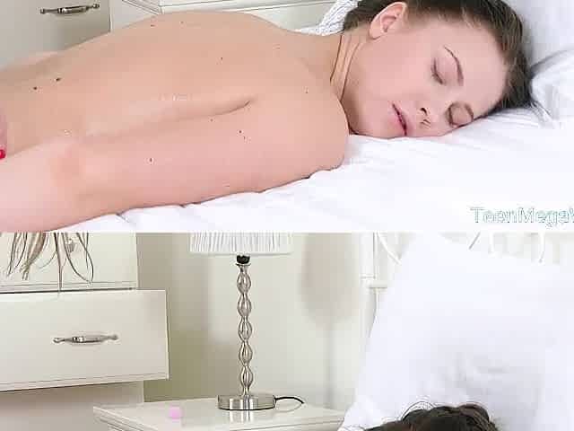 Injured Gal Receives Full Body Rub That Turns Into Cunt Licking And Climax