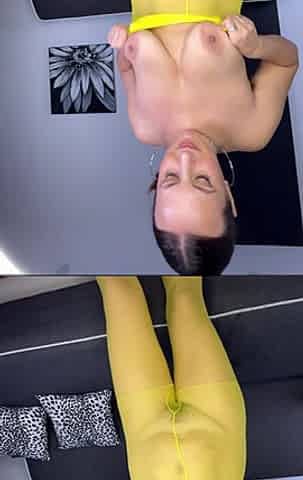 I Love Smushed Pussy Lips in Pantyhose!