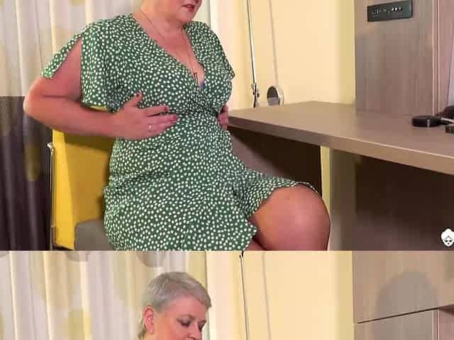 Chubbies Tattooed British Mature Candy Solo Toy Play - OLDNAN