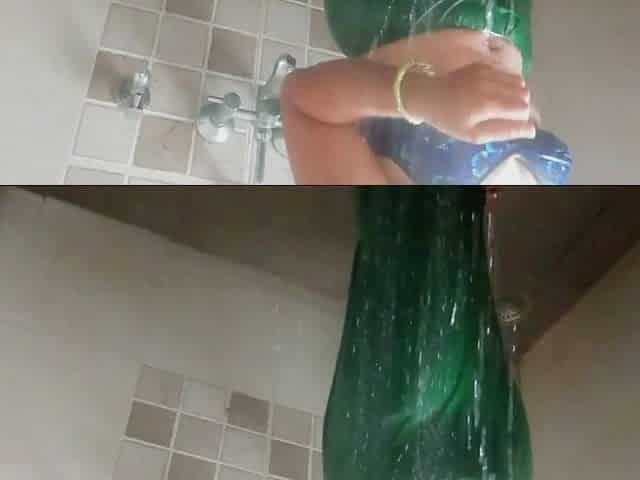 Indian Stepmom, Bathroom Sex
