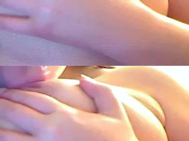 Busty Amateur Strips and Masturbates on Webcam