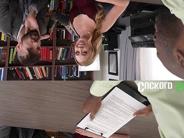 CuckoldSessions - Prenup Agreement Ends In Hawt Trio With Hawt Golden-haired Getting Screwed