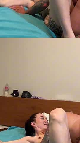 Alright, Alright, I Don't Mind if You Fuck My Ass, Just Do It Quietly FFM Bgg Anal Threesome. Big Tits, Big 8 Inch Cock