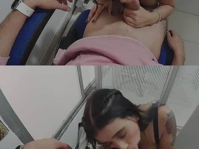 Sucking the Big Cock of My Horny Stepson - Porn in English