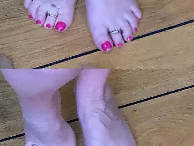Mrs Older Feet being a real tease