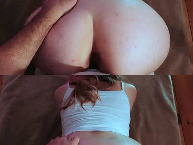 Big Tits Student Gets a Huge Cumshot Surprise