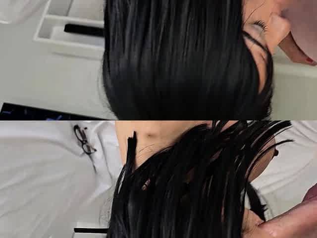 She bends over to take it hard hardcore blowjob doggystyle