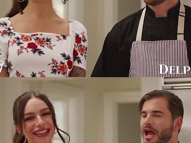 Delphine Films- April Olsen's Wicked Cooking Show Turns Into a Hot TRIO