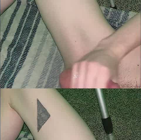 Shiny Oiled Butt with Ass Plug During the time that Jerking My Schlong