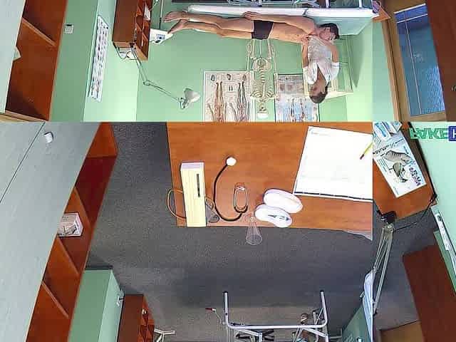 Glamorous NURSE IN UNIFORM give massage and bangs her Patient - Faker Hospital
