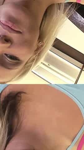 Young blonde babe gets fucked by older dude