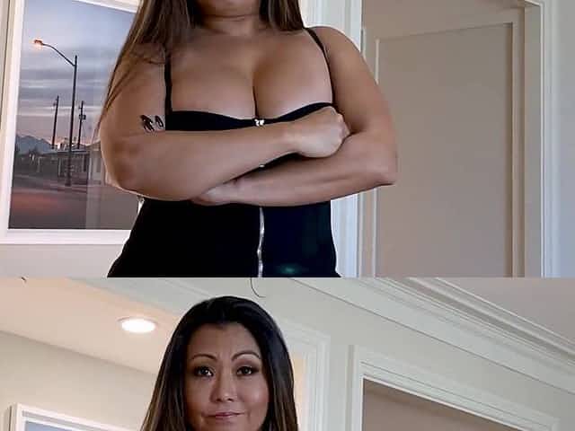 Breasty Oriental Step Mamma Screws Her Step Son POV