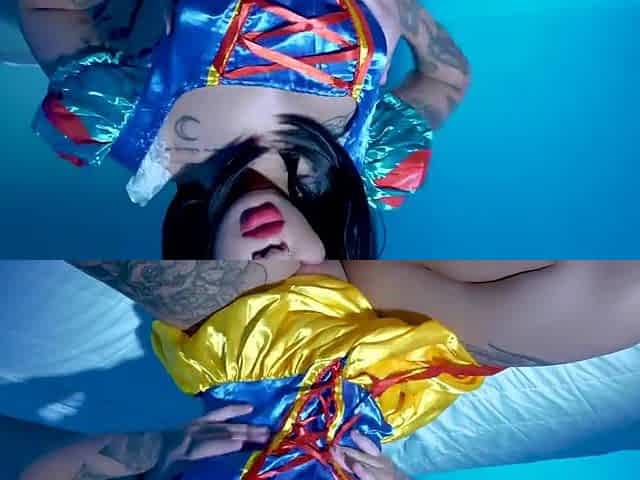 Appetizing Babe Solo Big Tits Dildo Cosplay
