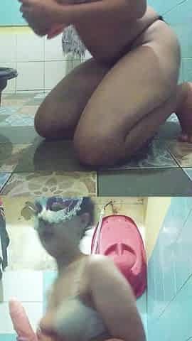 Horny Chick Plays with Dildo