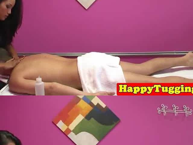 Asian Masseuse Tugs And Sucks Client Balls