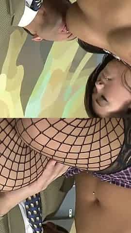 Asian hottie fucking deep and rough
