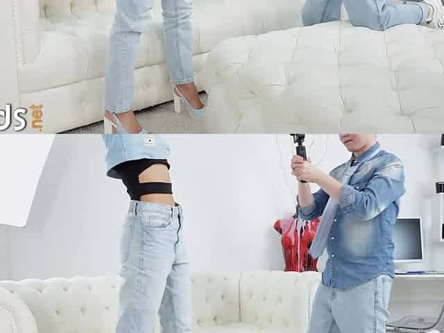 Her first anal casting and they already film her asshole getting pounded so hard