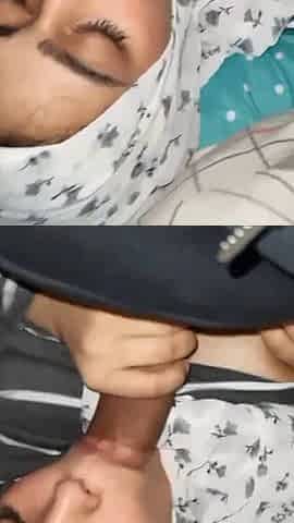 Muslim Girl suck till cum on face