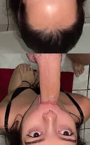 Beginning the day with a delightful oral sex and a milky mouthful of that pretty face is a great way to begin.
