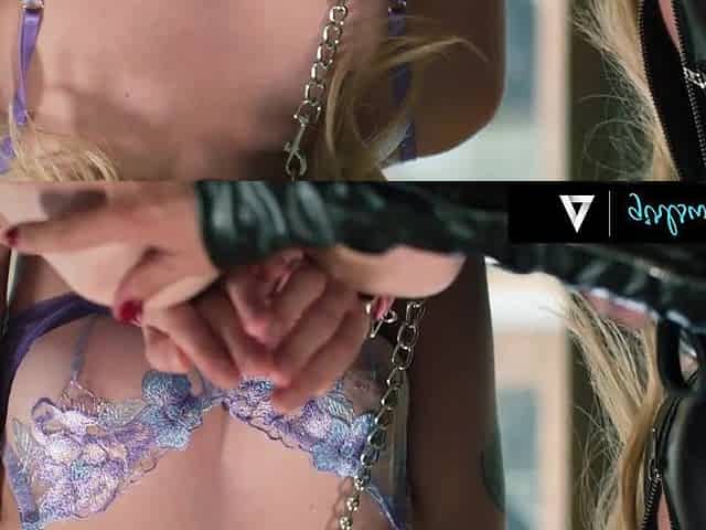 GIRLSWAY - Leashed Tiny Compliant Blond Lexi Lore Gets FISTED By mother I'd like to fuck Domin