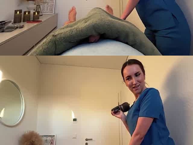 Russian Masseuse Gives An Insane Hand And Blowjobs To A Client