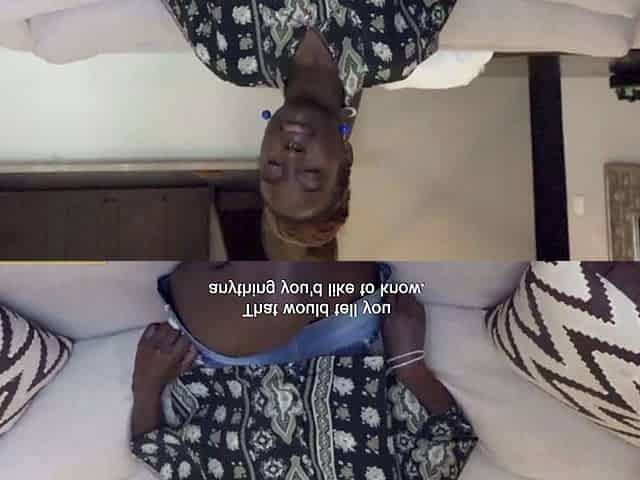 MARRIED EBONY said she was just being friendly