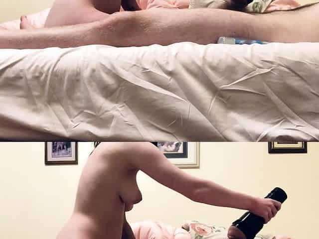 Fat and horny amateur cam woman masturbates with her toy