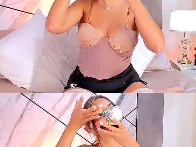 Solo with perfect big boobed blonde Alexis Ford