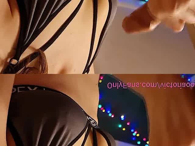 Getting My Titties Out And Blasting 'em With Cum