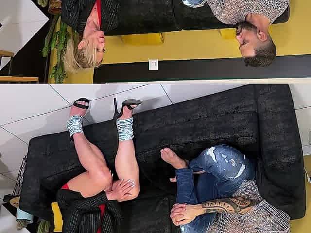 A Glamorous Cougar Drilled by two Allies Who Will Take Her Apart.