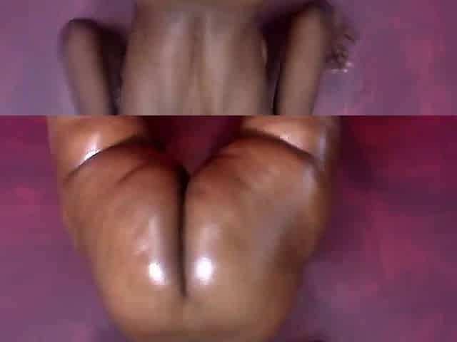 giant curves black oiled twerk