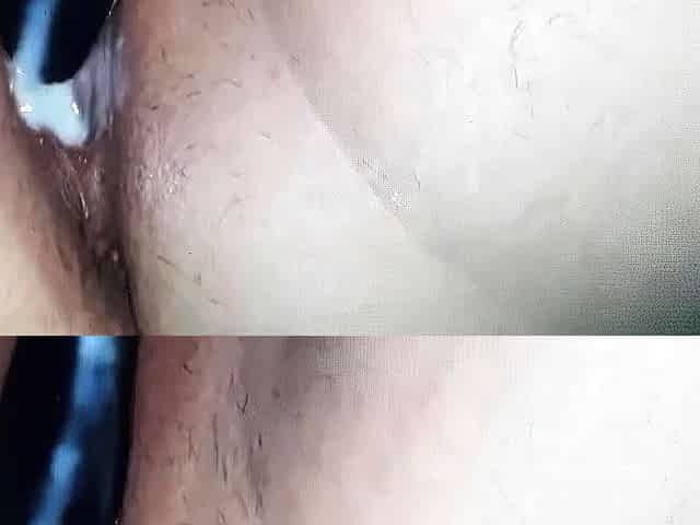 toying my cum pussy (Linda)