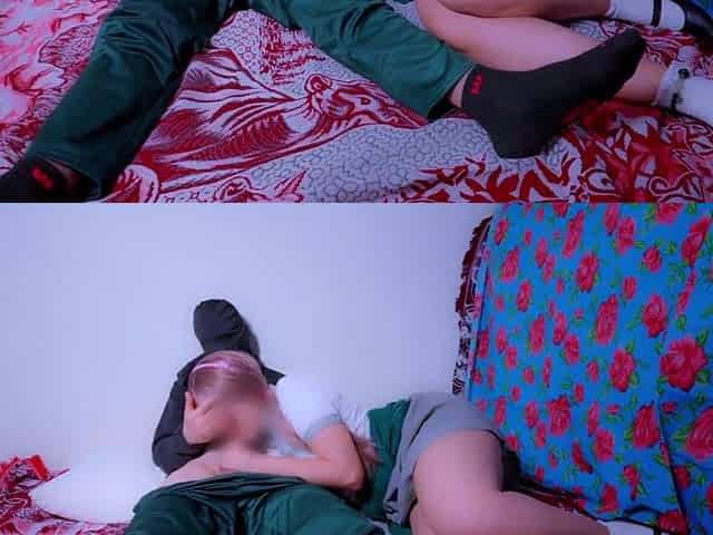 Pliant Sucking Student Honey's Entire Booty and Feet! Foot Fetish