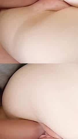 Fucking a Blonde Teen with Big Ass - Pussy Orgasm & Anal Creampie