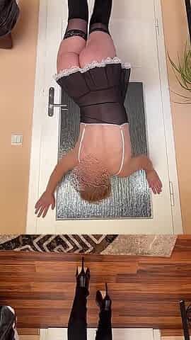 Husband Fucks with Hotwife in Maid Outfit