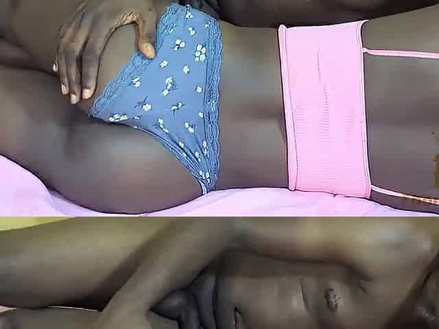 Sexy romantic sex, the thrilling missionary position with an Afro pair