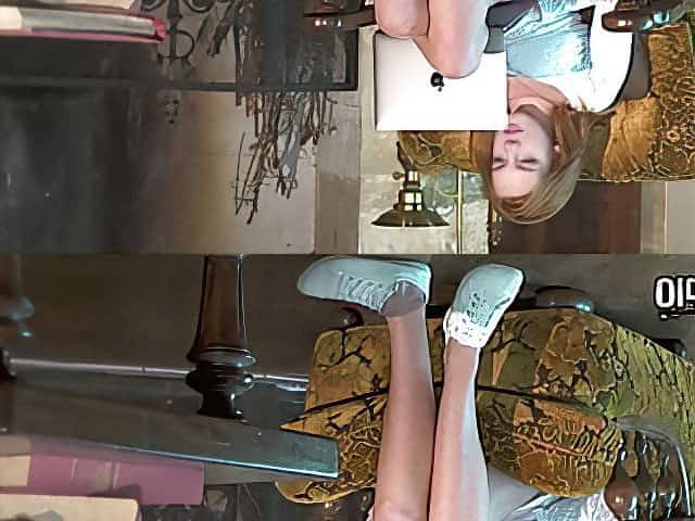 Old man fucks hardcore a teen redhead licks her tight pussy